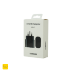 شارژر سامسونگ 45 وات مدل EP-TA845XBEGCN سه پین شارژر سامسونگ 45 وات مدل EP-TA845XBEGCN سه پین