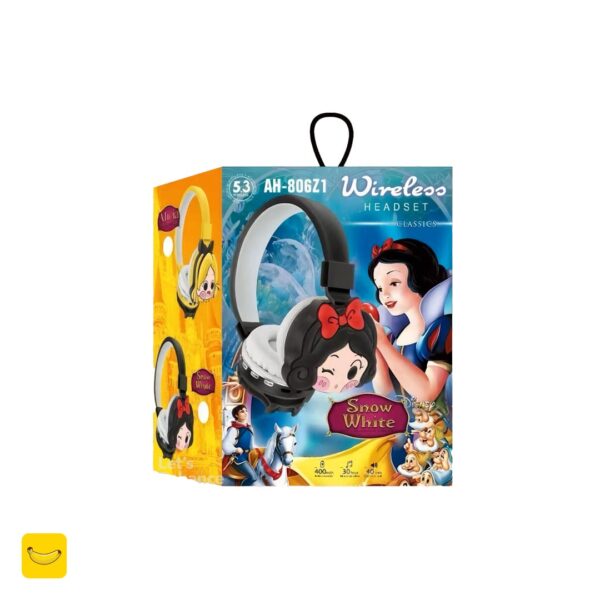 هدفون بلوتوثی فانتزی مدل AH-806z1 طرح سفید برفی