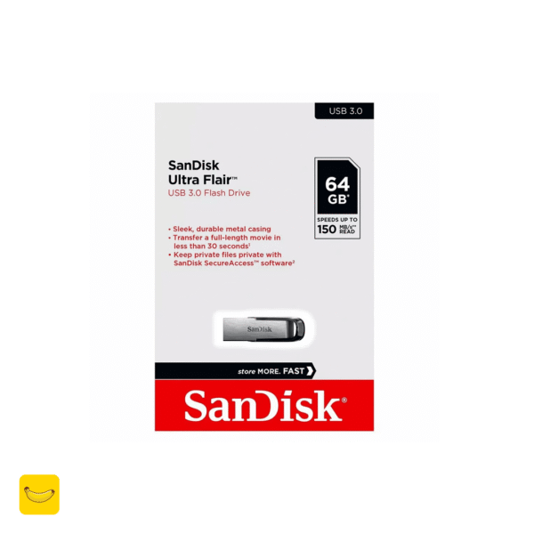 فلش مموری 64گیگ SanDisk مدل flair
