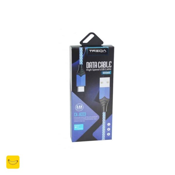 کابل شارژر usb به تایپ سی TREQA مدل CA-8333