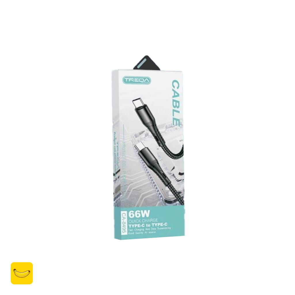کابل شارژر دو سر تایپ سی TREQA مدل CA-8495