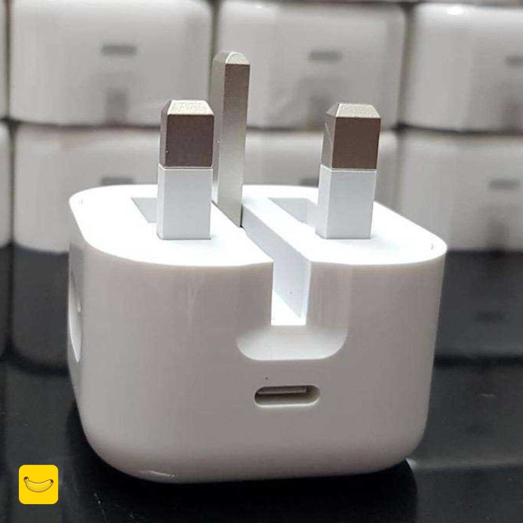 آداپتور اپل 20 وات سه پین برای آیفون و آیپد اصلی