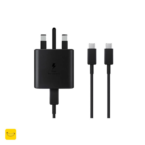 آداپتور سامسونگ 45 وات مدل EP-TA845 سه پین همراه با کابل اصلی آداپتور سامسونگ 45 وات مدل EP-TA845 سه پین همراه با کابل اصلی