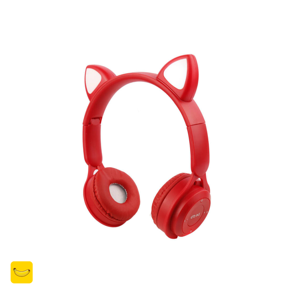 هدفون فانتزی بلوتوثی MZ-08m طرح گربه هدفون فانتزی بلوتوثی MZ-08m طرح گربه