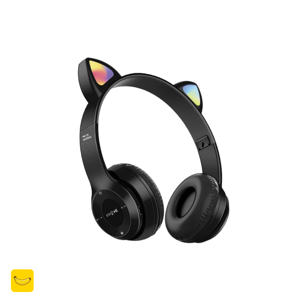 هدفون فانتزی بلوتوثی MZ-08m طرح گربه