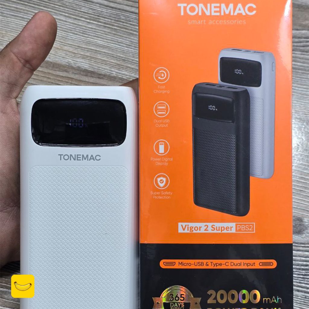 پاوربانک 20000mAh برند TONEMAC مدل pbs2