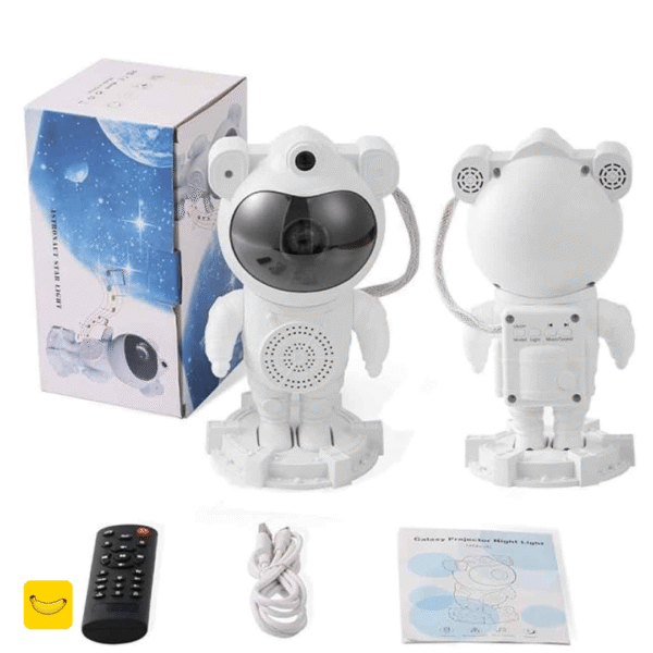 چراغ خواب کهکشانی طرح فضانورد اسپیکر دار