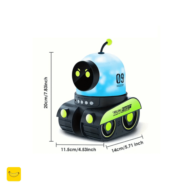 چراغ خواب کهکشانی و اسپیکر بلوتوثی شارژی طرح ربات