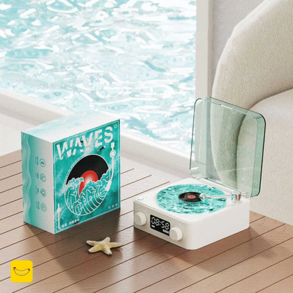 اسپیکر گرامافون طرح موج دریا