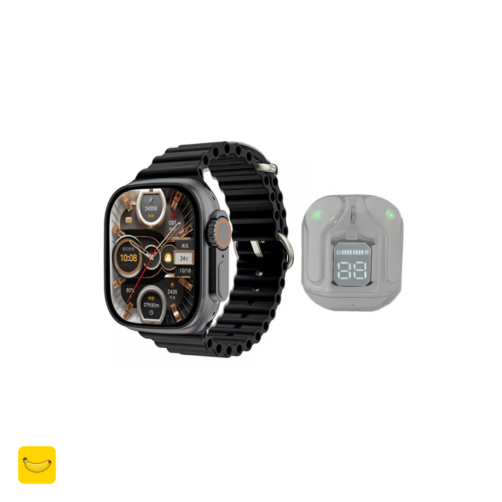 پک ساعت ساعت هوشمند و هندزفری بلوتوثی WISME مدل WS-X19 ultra3