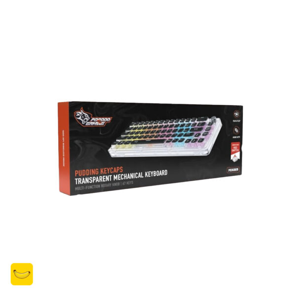 کیبورد گیمینگ شفاف مکانیکی پرودو مدل PDX223