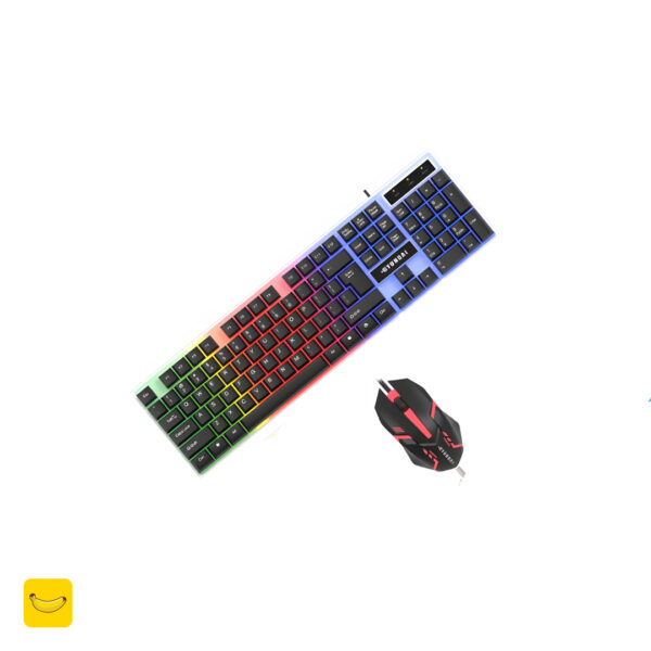 کیبورد و موس گیمینگ با سیم هیوندای مدل HY-MK141