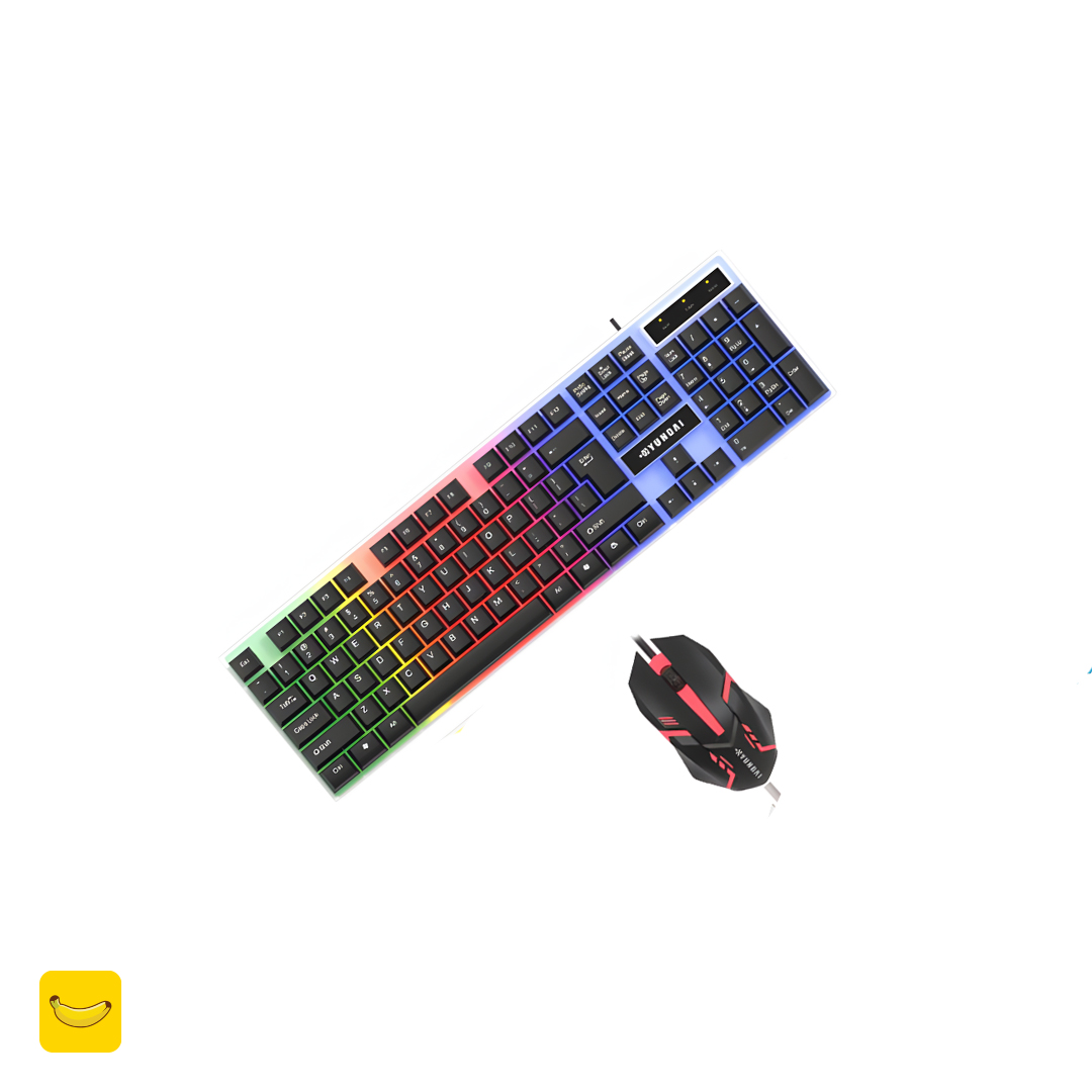 کیبورد-و-موس-گیمینگ-با-سیم-هیوندای-مدل-HY-MK141-01 کیبورد و موس گیمینگ با سیم هیوندای مدل HY-MK141
