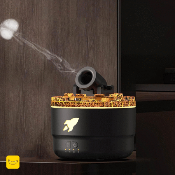 بخور سرد و رطوبت ساز بمبی با نور RGB