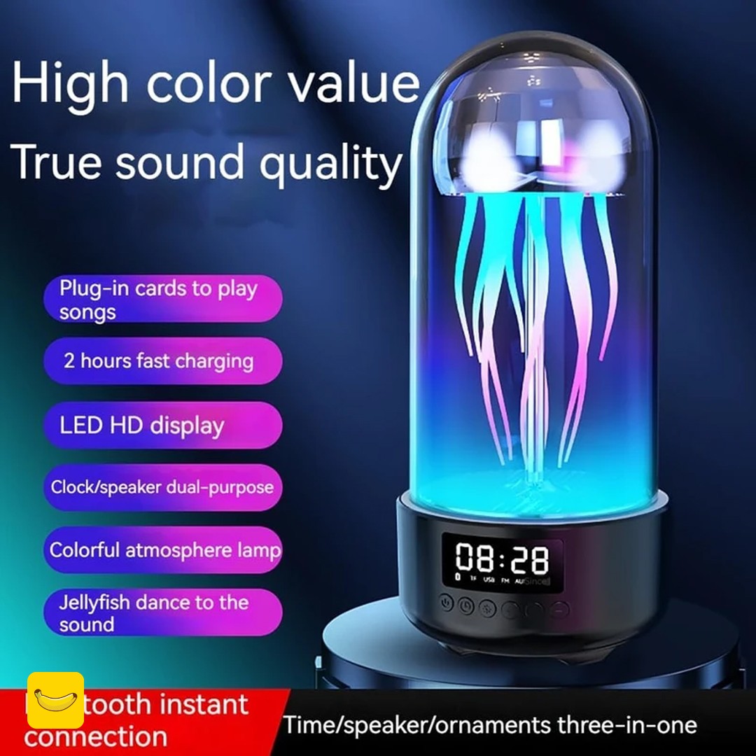 چراغ-خواب-و-اسپیکر-بلوتوثی-عروس-دریایی-مدل-BHSG-02-1 چراغ خواب و اسپیکر بلوتوثی عروس دریایی مدل BHSG-02