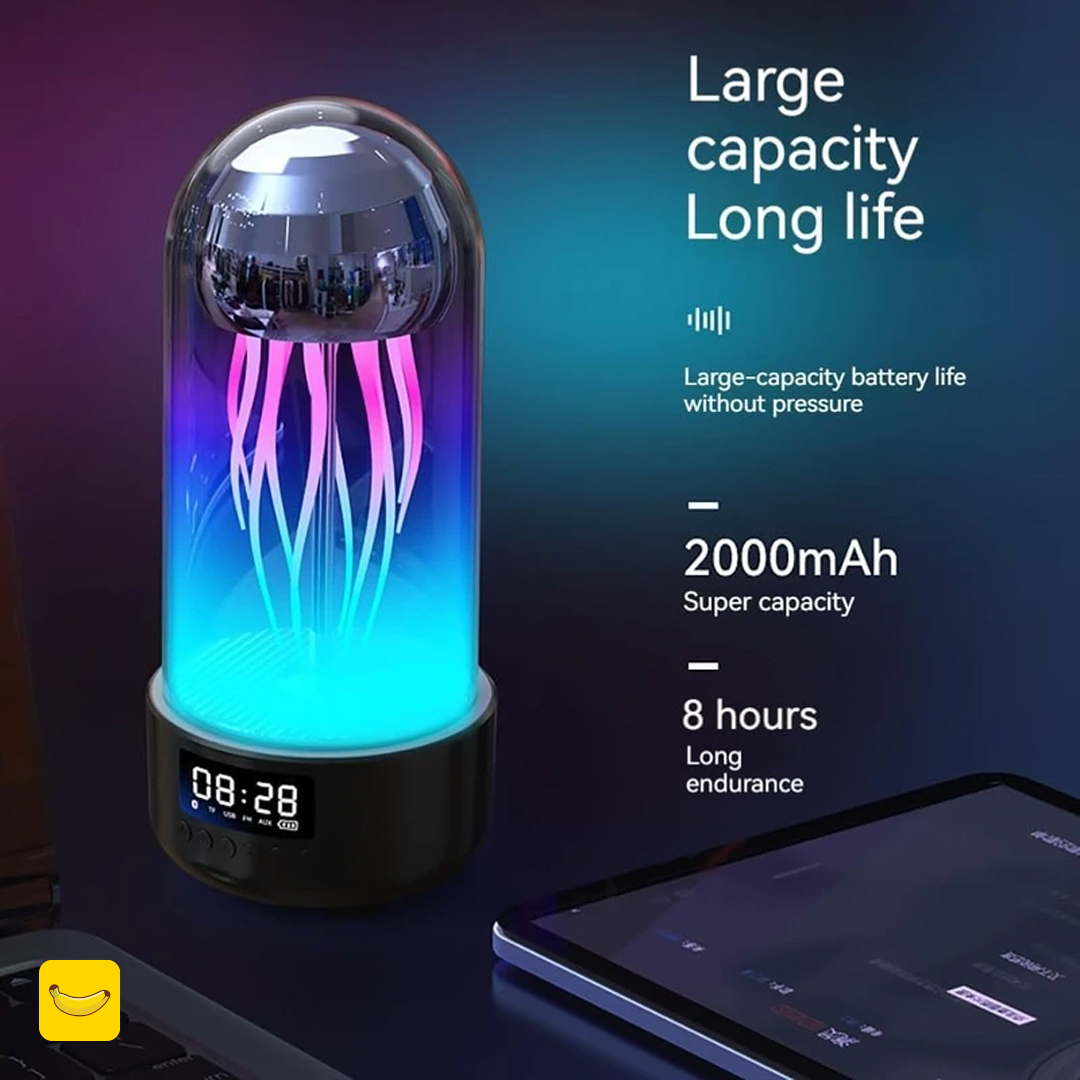 چراغ-خواب-و-اسپیکر-بلوتوثی-عروس-دریایی-مدل-BHSG-02-3 چراغ خواب و اسپیکر بلوتوثی عروس دریایی مدل BHSG-02