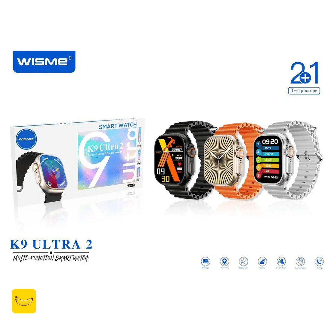 ساعت هوشمند WISME مدل K9 ultra2
