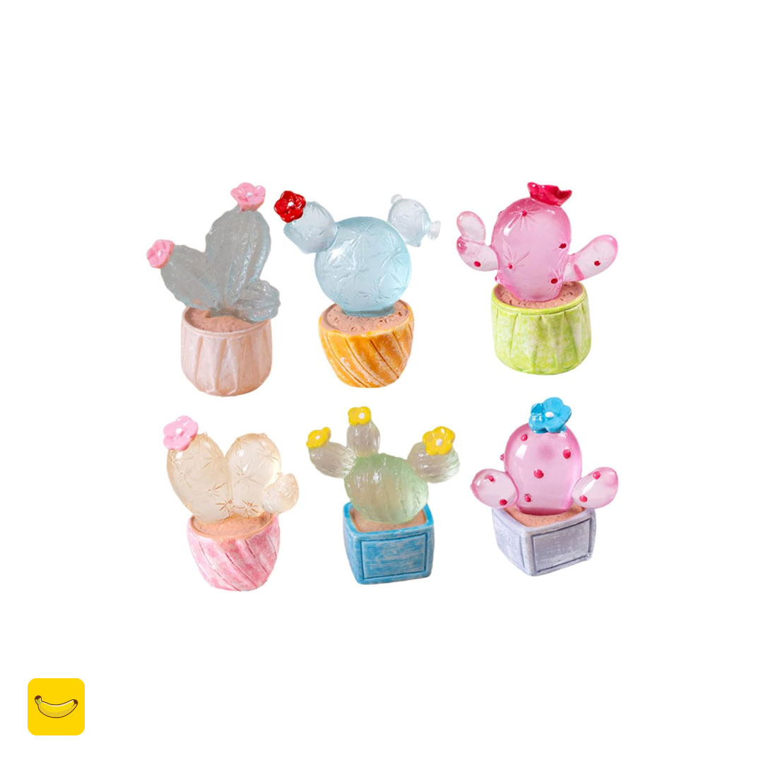 مجسمه-شب-تاب-طرح-کاکتوس-دکوراتیو مجسمه شب تاب طرح کاکتوس دکوراتیو