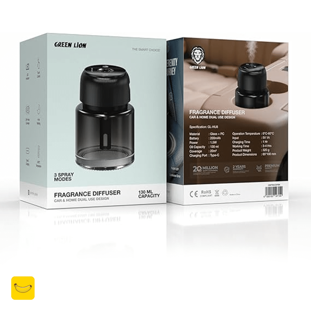 خوشبو کننده شارژی هوشمند ماشین و خانه گرین لاین مدل Fragrance Air Diffuser 130 ml