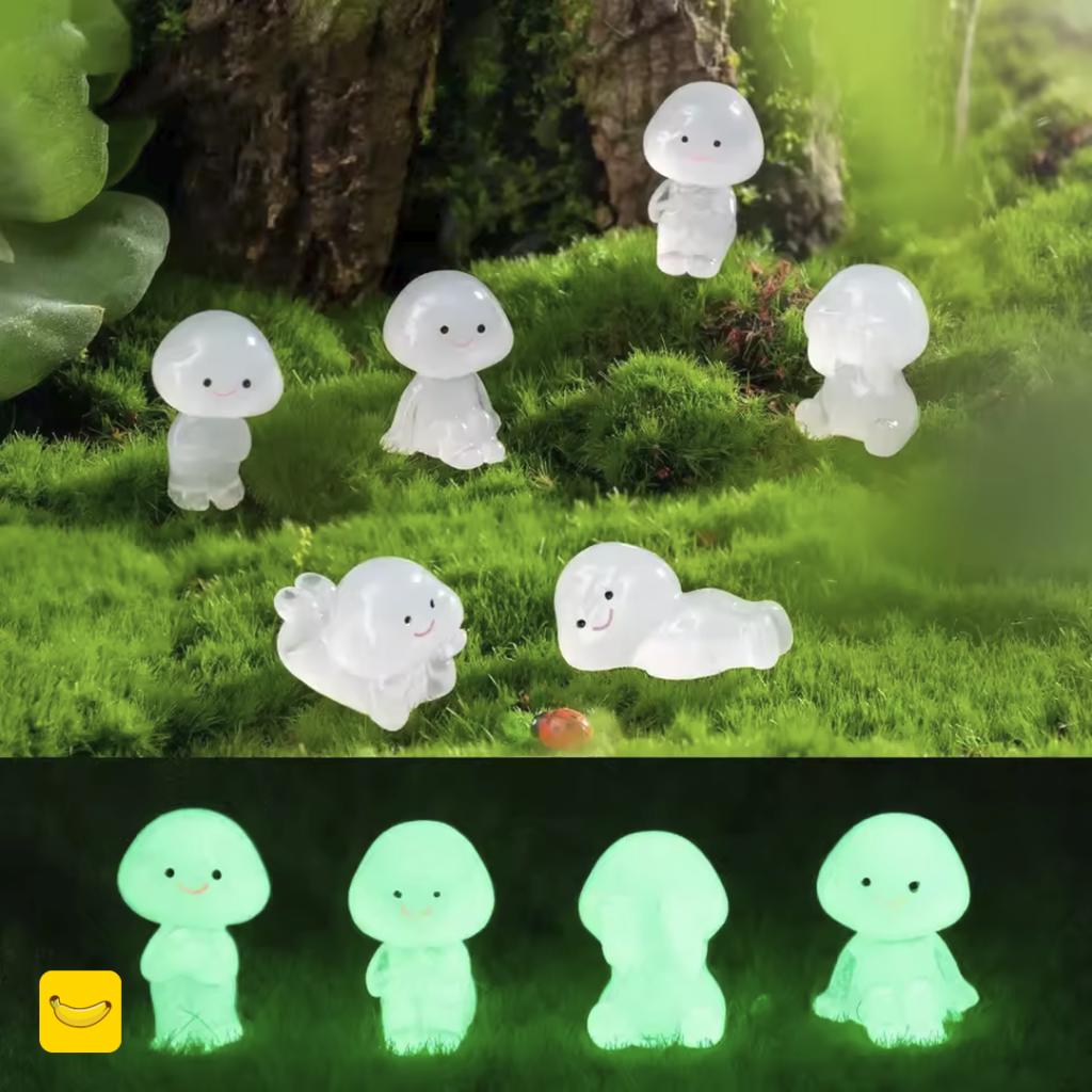 مجسمه شب تاب طرح آدم کوچولو کیوت