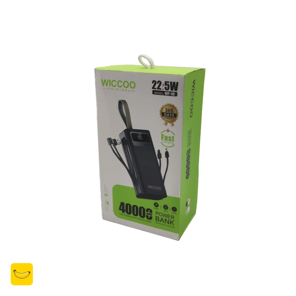 پاوربانک 40000 ویکو 22.5W مدل Wp-40