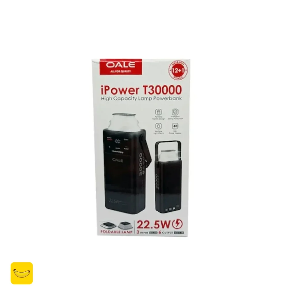پاوربانک 30000 OALE 22.5W مدل T30