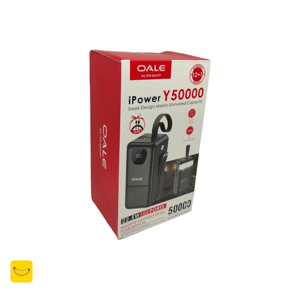 پاوربانک 50000 OALE 22.5W مدل Y50