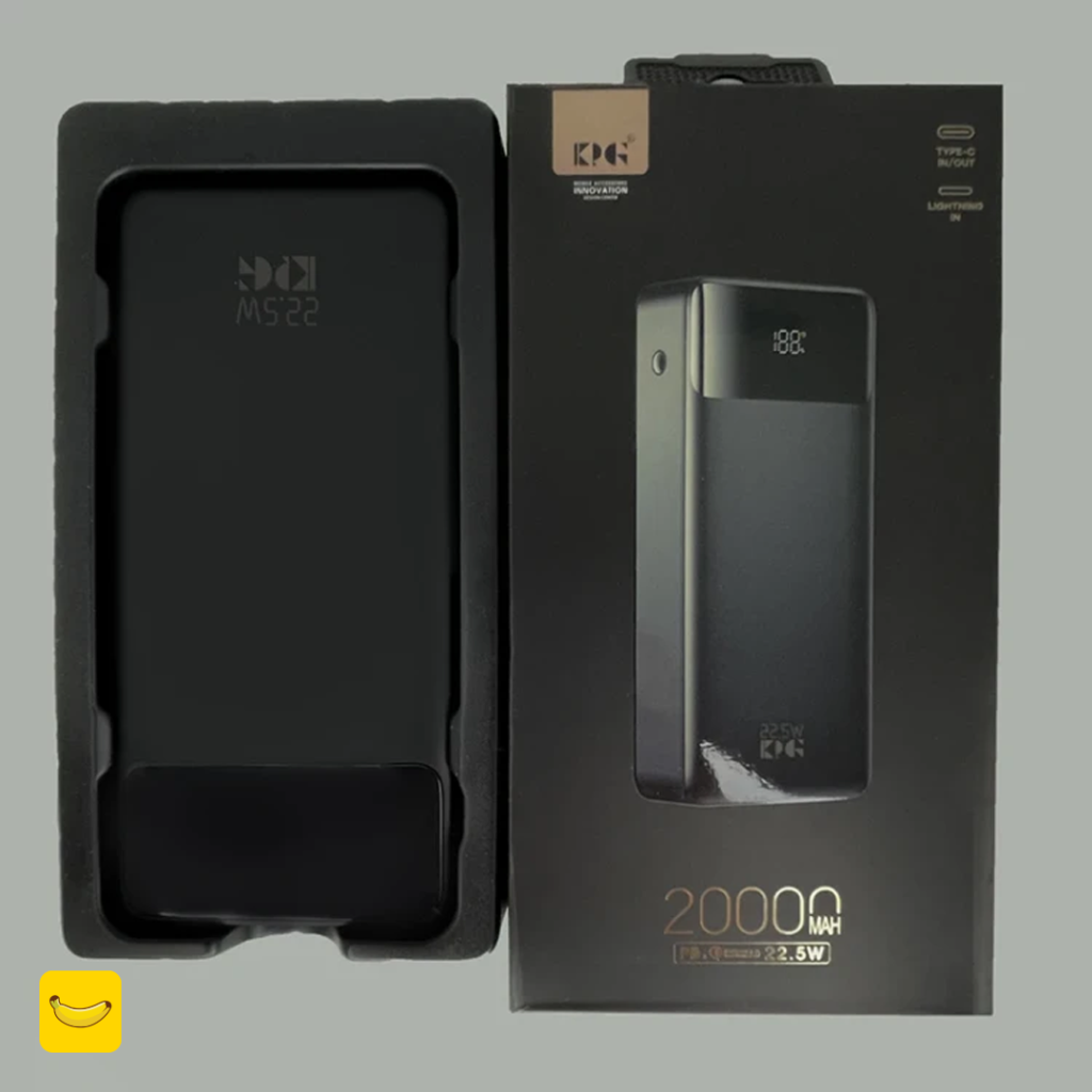 پاوربانک 20000mAh KP مدل KPG-208 22.5w