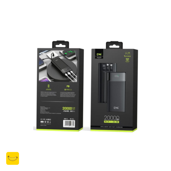 پاوربانک 20000mAh KPG مدل KP-21 22.5w