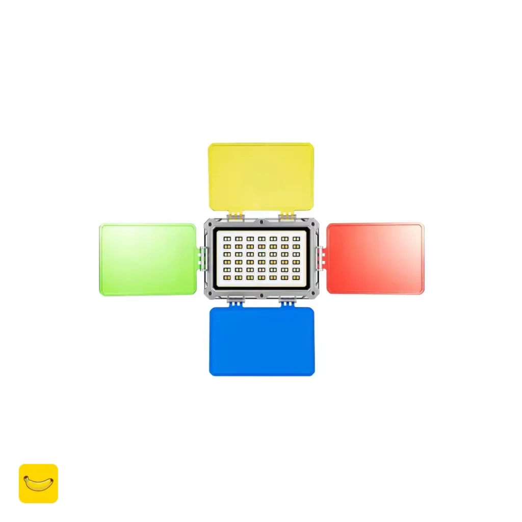 پروژکتور شارژی فیلتر دار RGB مدل W8138-1
